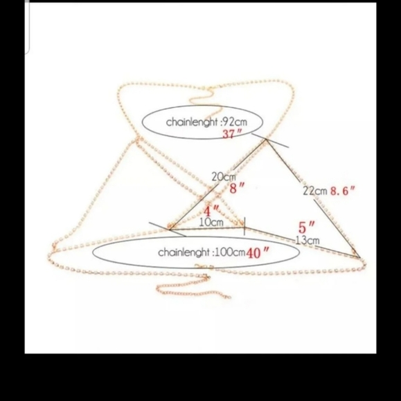 Rhinestone body harness - Picture 5 of 6